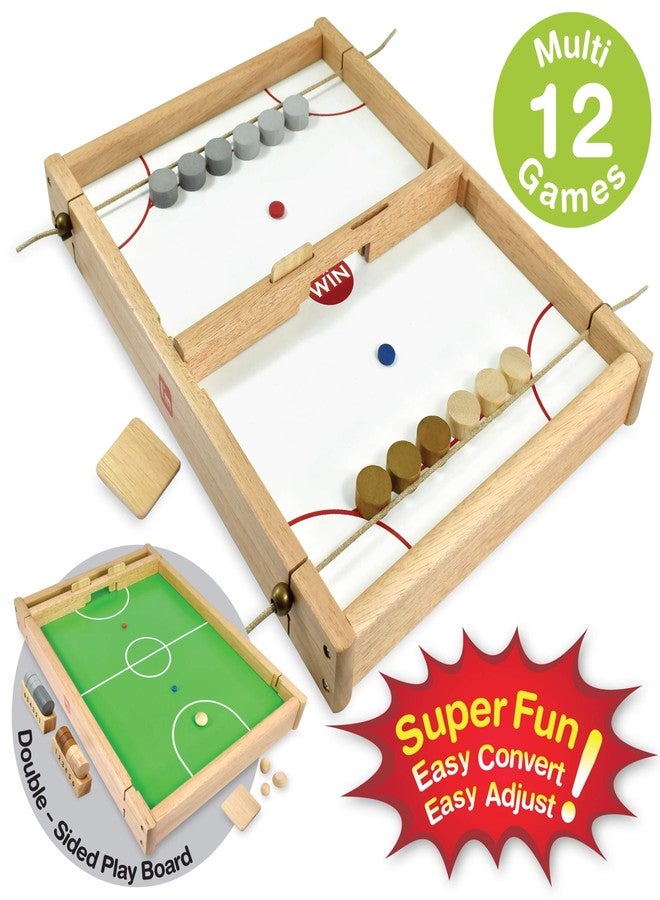 I'm Big Flick n Kick: Wooden Multi Tabletop Indoor Portable Board Games for Kids and Family - Image 5